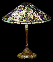 18" Clematis Tiffany Lamp